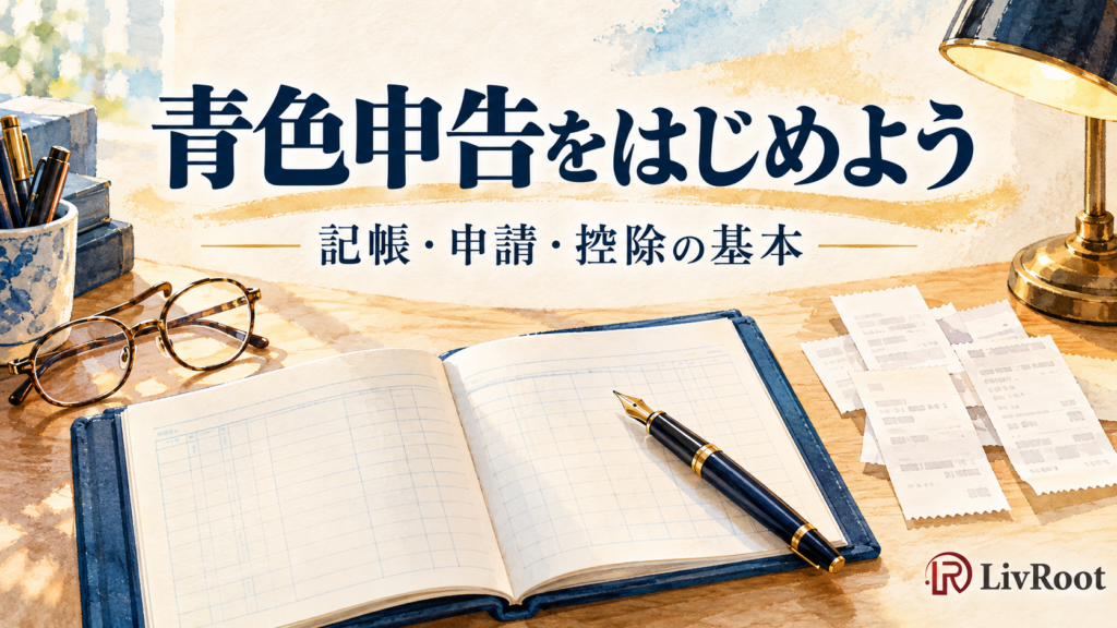 青色申告をはじめよう。記帳・申請・控除の基本