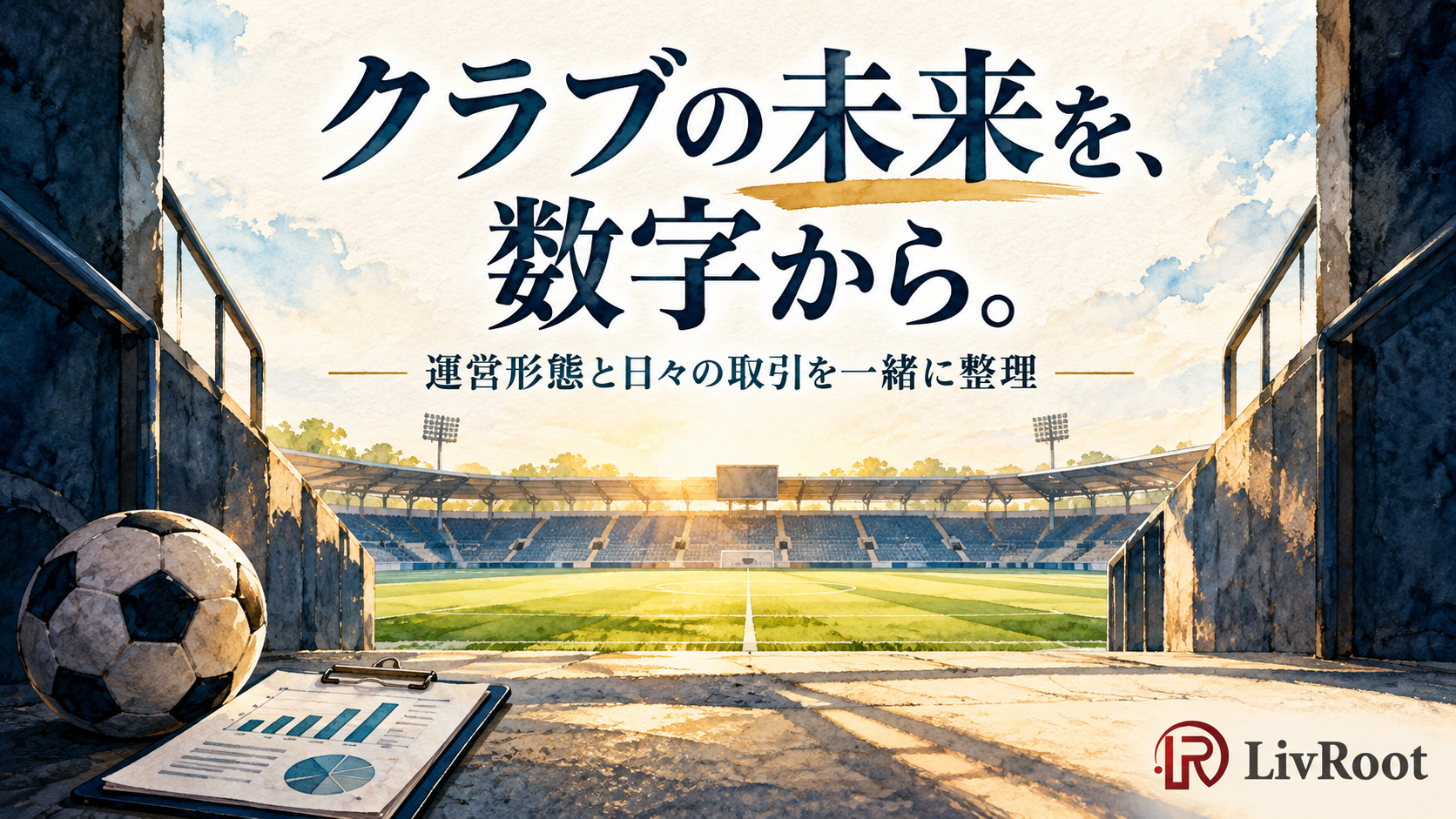 クラブの未来を、数字から。運営形態と日々の取引を一緒に整理