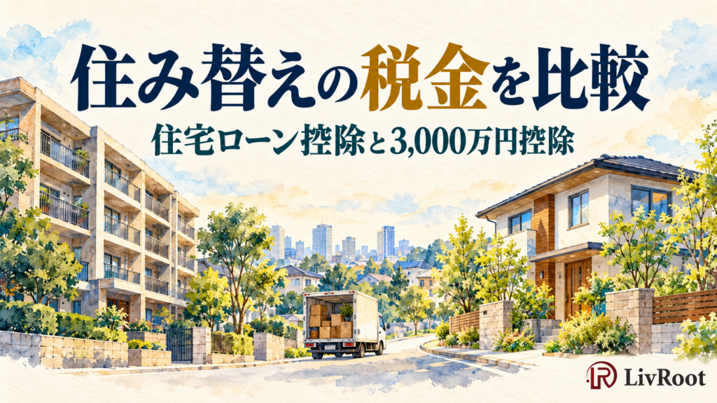 住宅ローン控除と3,000万円特別控除の比較