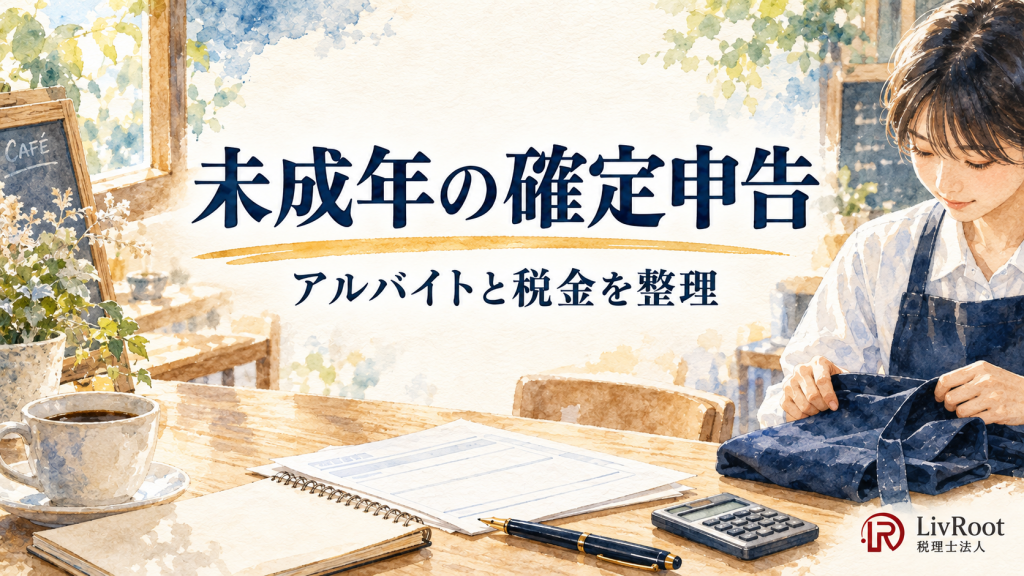 未成年の確定申告。アルバイトと税金を整理